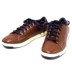 George Men's Brown Memory Foam Casual Lace Up Sneakers – Size: 11